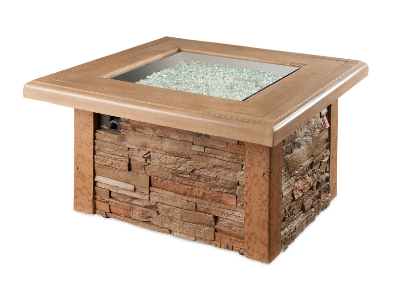 The Outdoor Greatroom | Sierra Square Gas Fire Pit Table