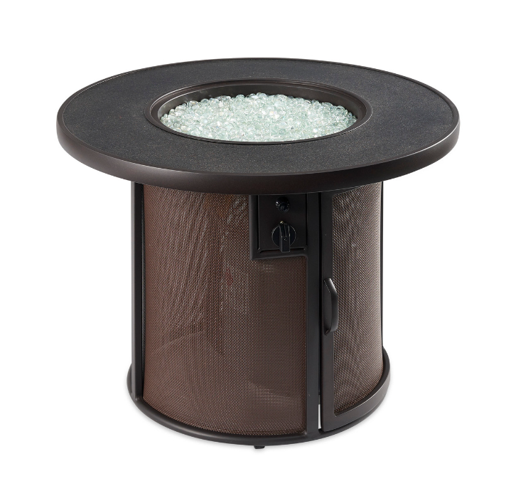 The Outdoor Greatroom | Stonefire Round Gas Fire Pit Table