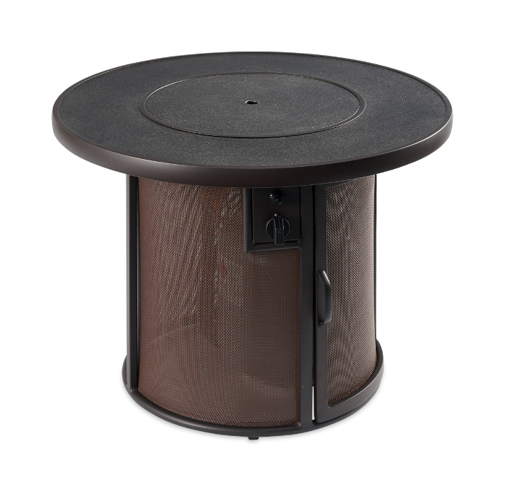 The Outdoor Greatroom | Stonefire Round Gas Fire Pit Table