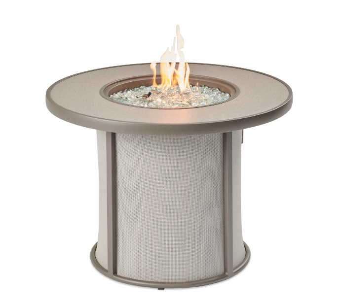 The Outdoor Greatroom | Stonefire Round Gas Fire Pit Table