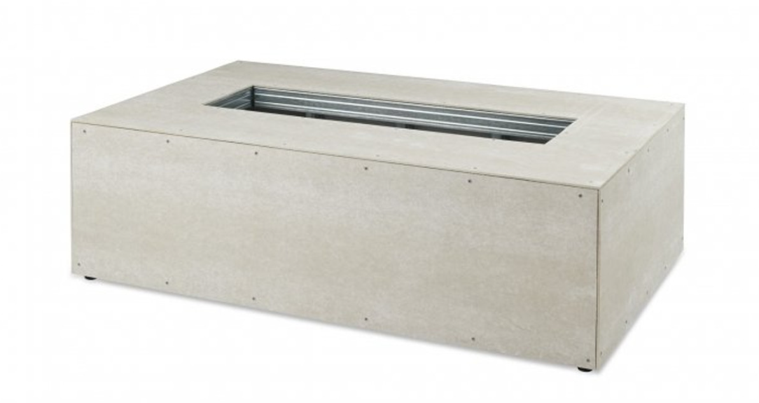 The Outdoor Greatroom | 72" Linear Ready-to-Finish Fire Pit Table Base | BI757DSING burner | DSI Control Panel