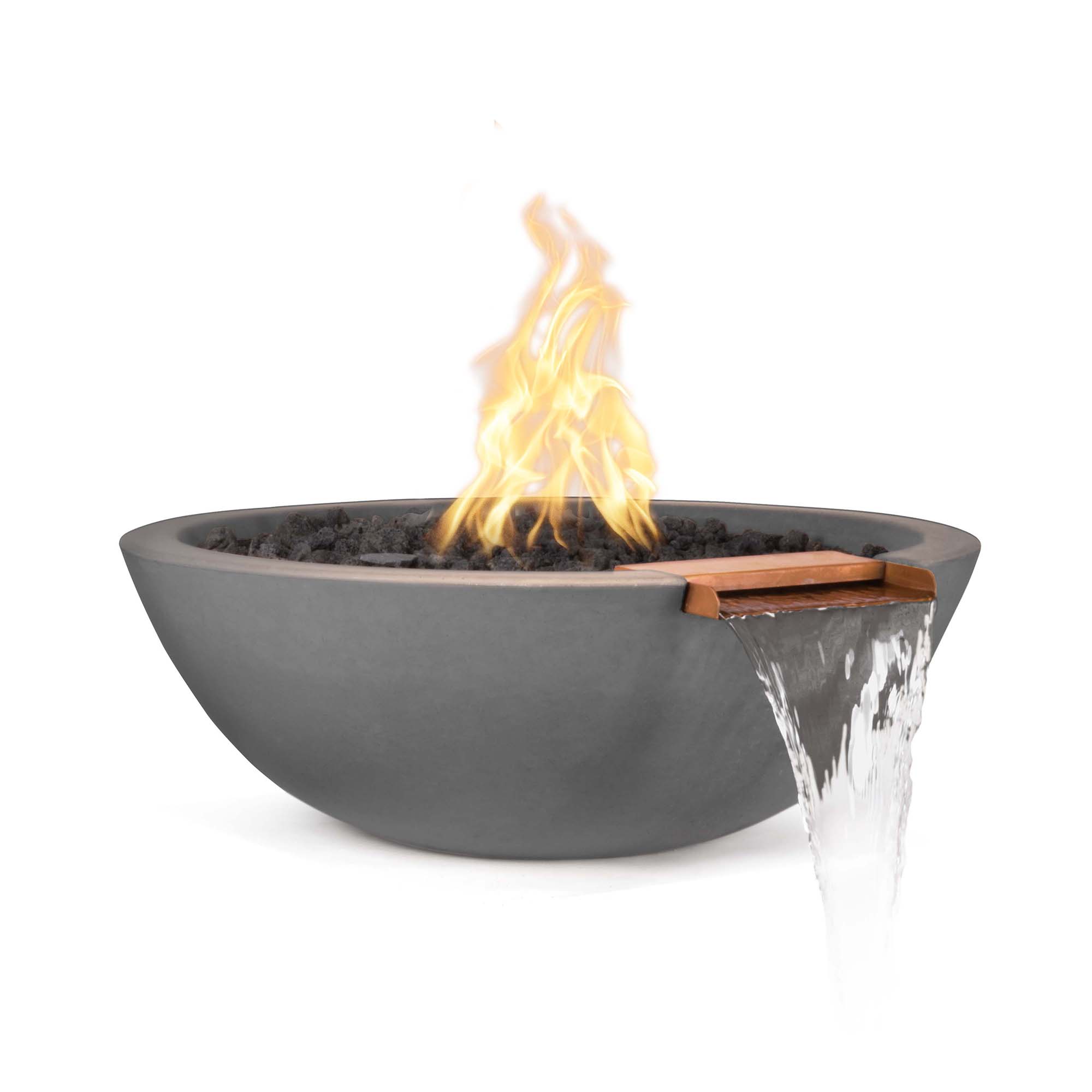 The Outdoor Plus Sedona Fire & Water Bowl | GFRC Concrete