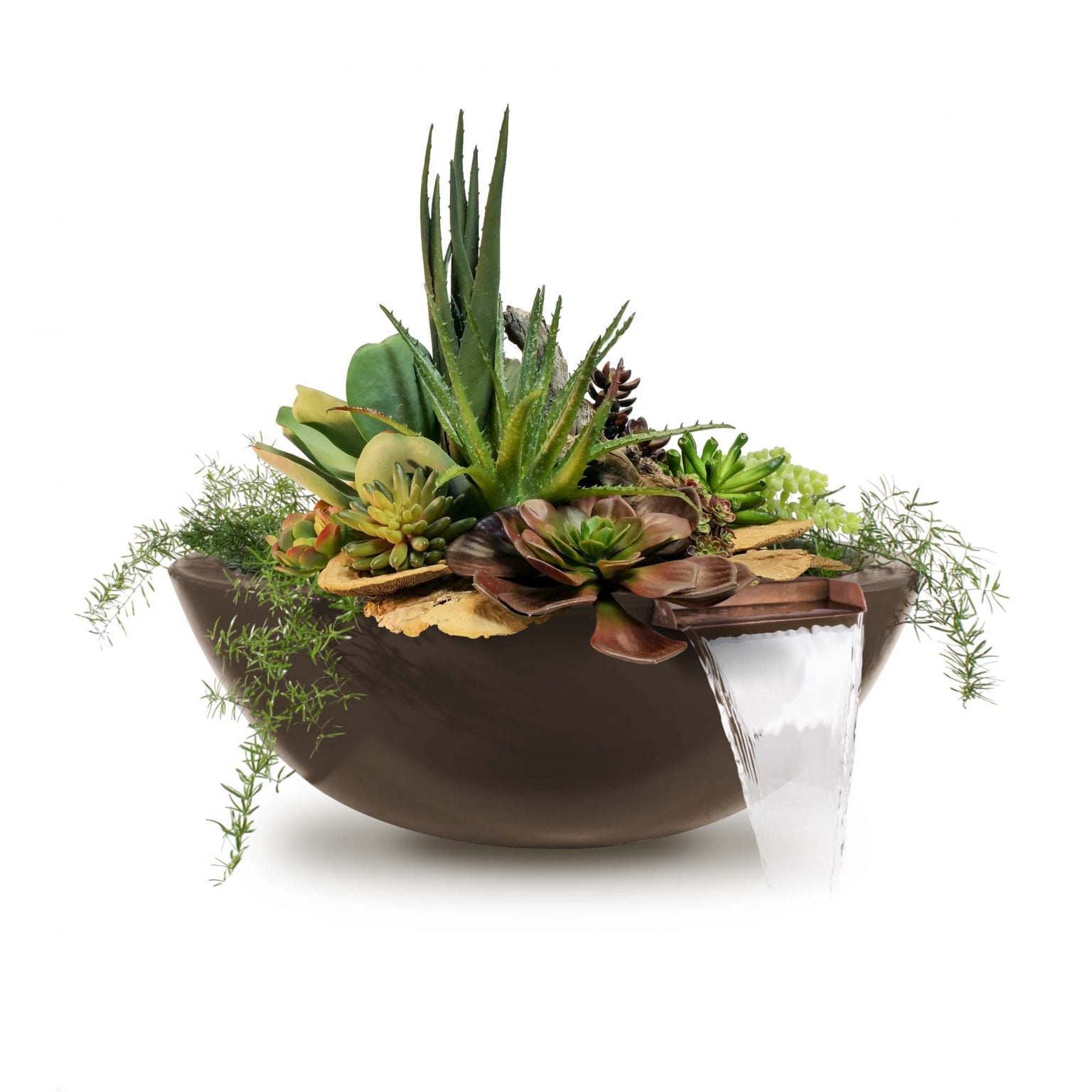 The Outdoor Plus Sedona Planter & Water Bowl | GFRC Concrete