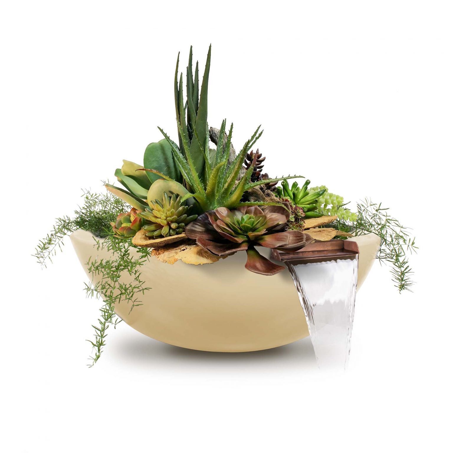 The Outdoor Plus Sedona Planter & Water Bowl | GFRC Concrete