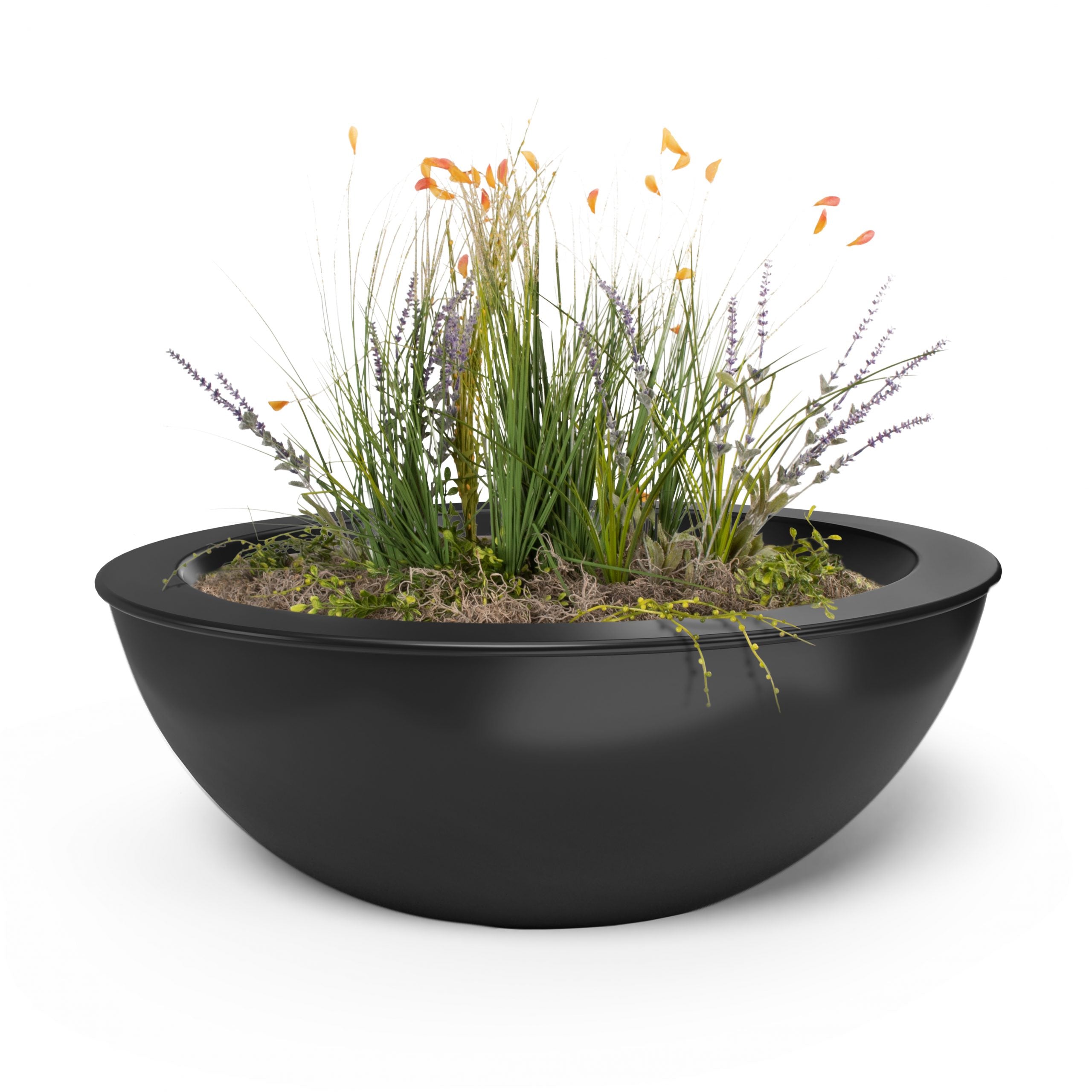 The Outdoor Plus 27" Sedona Planter Bowl | Metal Powder Coat