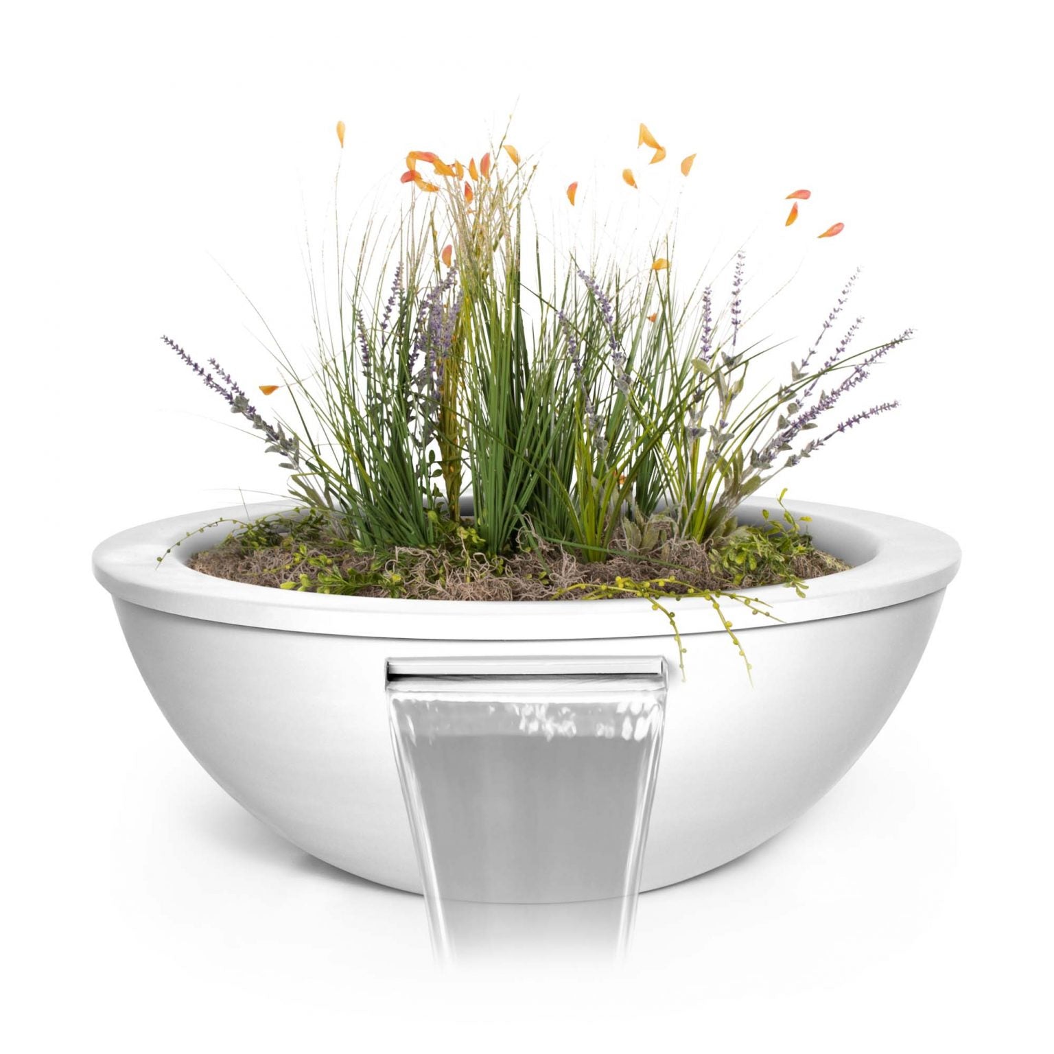 The Outdoor Plus Sedona Planter & Water Bowl | Metal Powder Coat