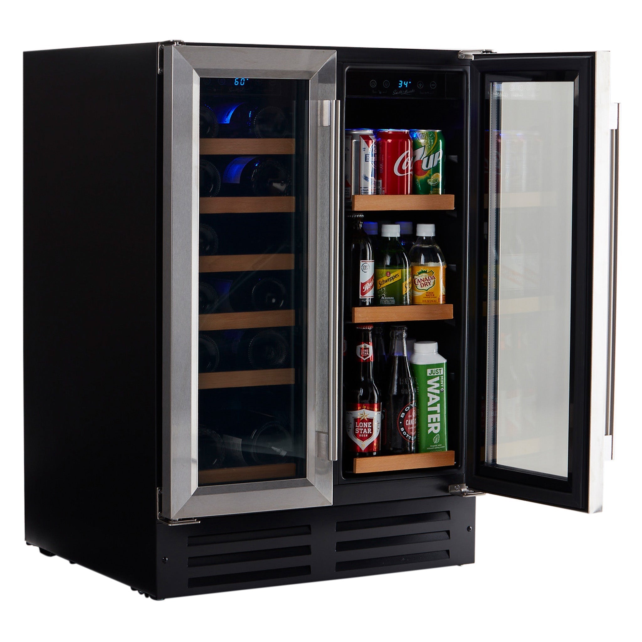 Smith & Hanks Dual Zone Wine and Beverage Fridge- RE100055