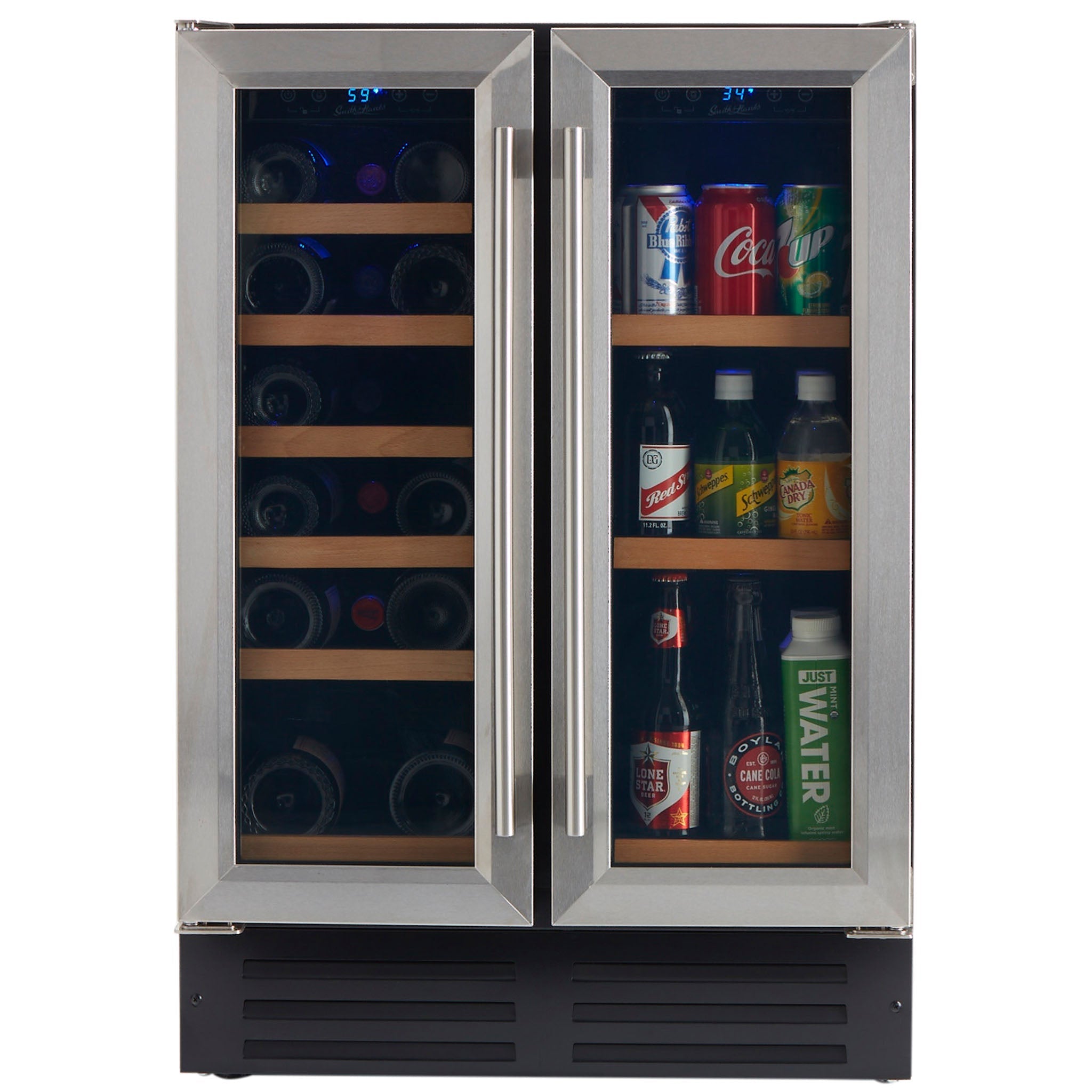 Smith & Hanks Dual Zone Wine and Beverage Fridge- RE100055