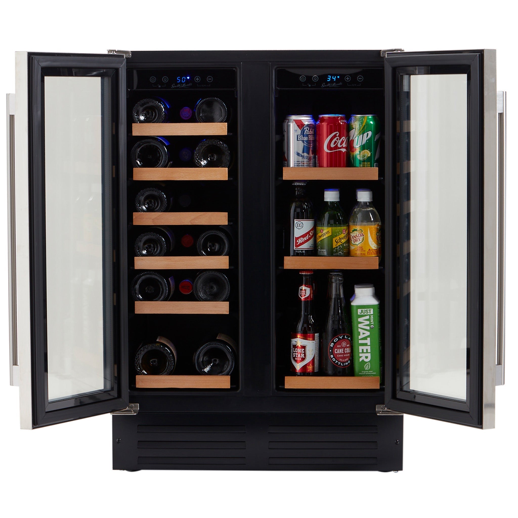 Smith & Hanks Dual Zone Wine and Beverage Fridge- RE100055