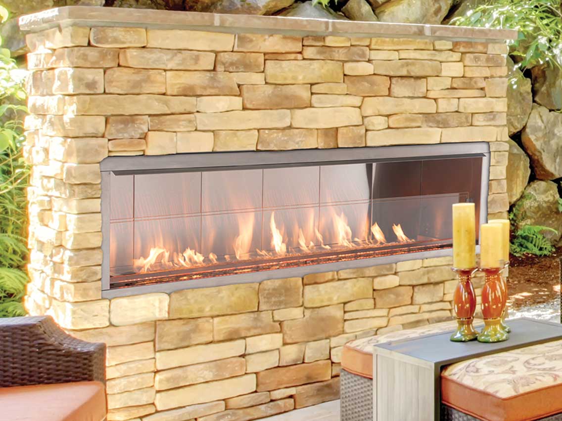 Superior VRE4636 Outdoor Vent Free Gas Fireplace