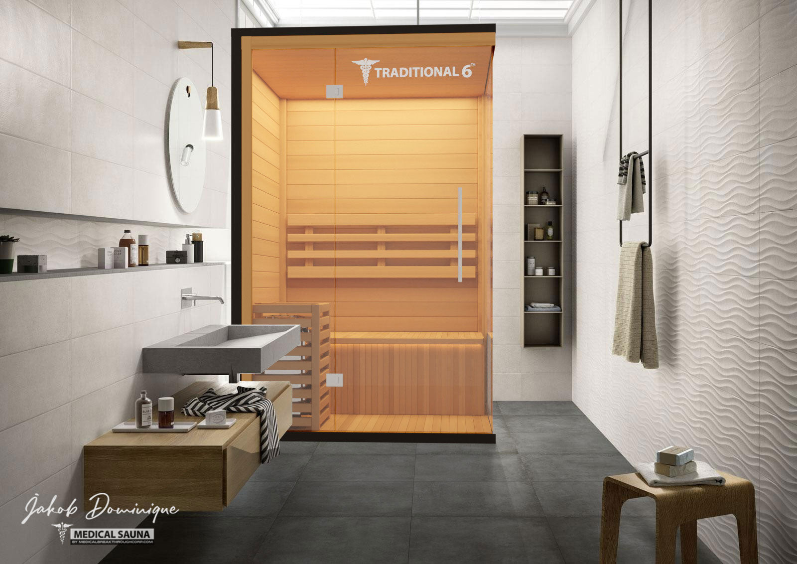 Medical Traditional Steam 2-People Sauna 6