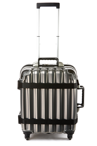 VinGardeValise Petite 8-Bottle Wine Suitcase - Silver-1