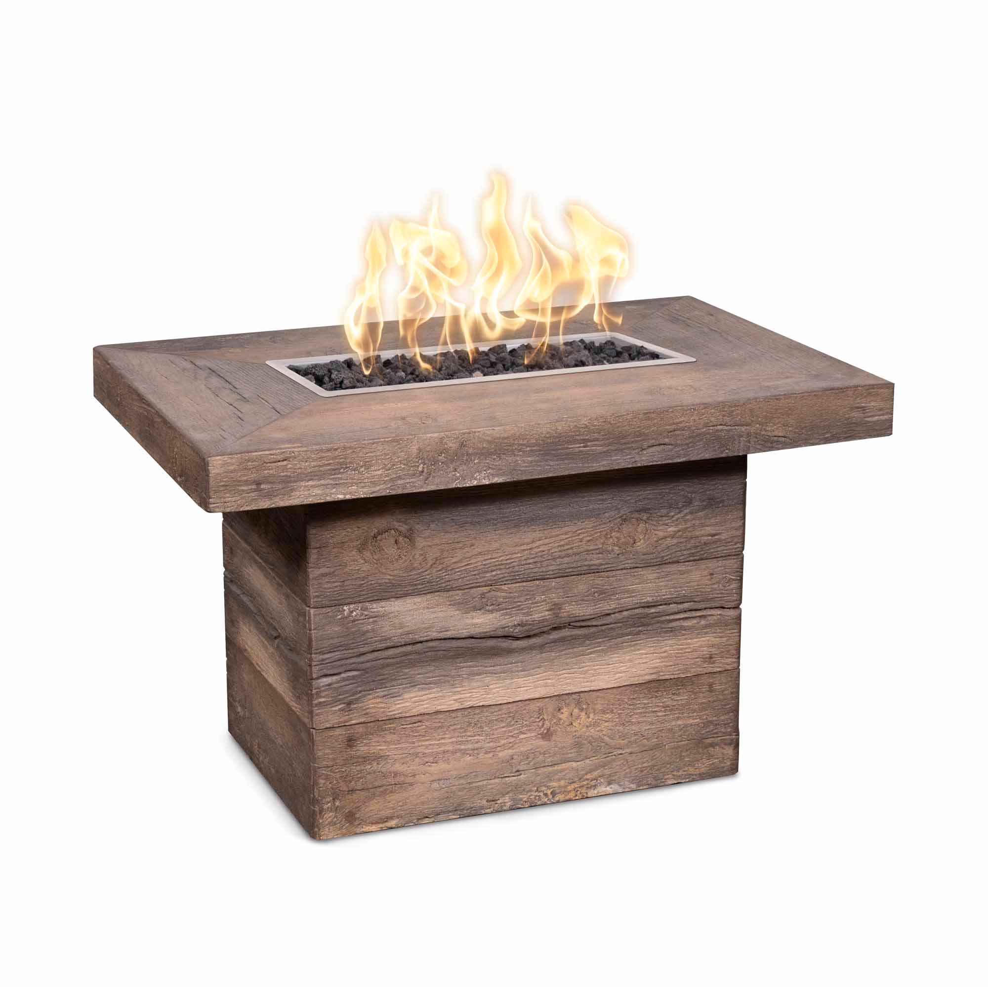 The Outdoor Plus 36" Alberta Fire Pit | Wood Grain