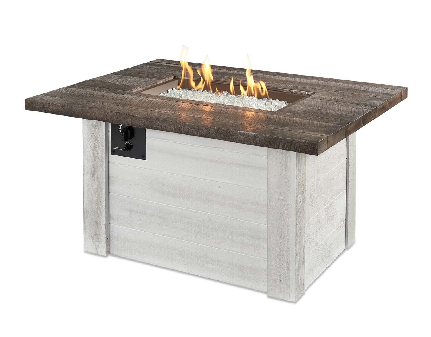 The Outdoor Greatroom | Alcott Rectangular Gas Fire Pit Table