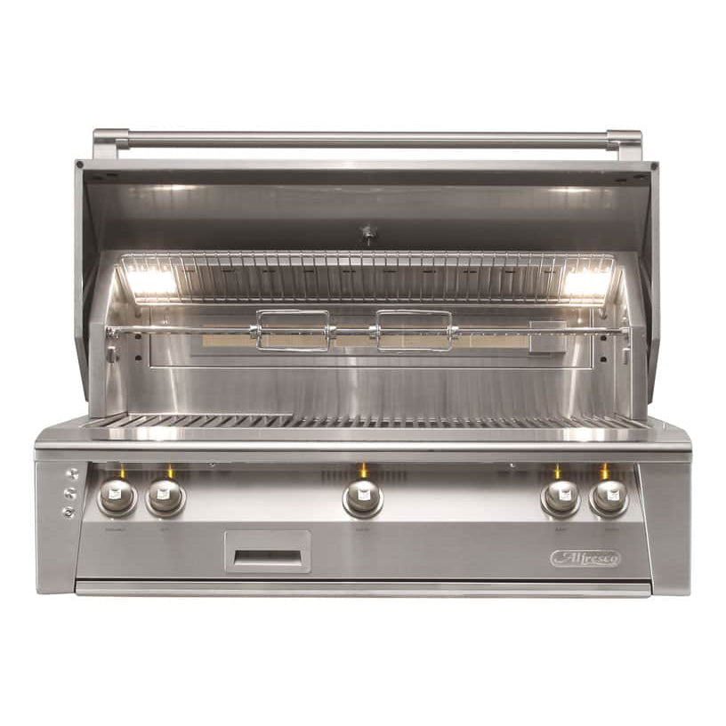 Alfresco ALXE 42-Inch Built-In Gas Grill with Rotisserie (ALXE-42-NG/LP)