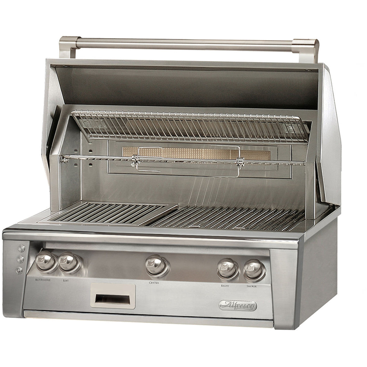 Alfresco ALXE 36-Inch Built-In Gas Grill with Sear Zone Burner & Rotisserie (ALXE-36SZ-NG/LP)