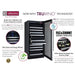 Allavino Allavino 24" Wide 128 Bottle Single Zone Wine Refrigerator VSWR128-1SR20