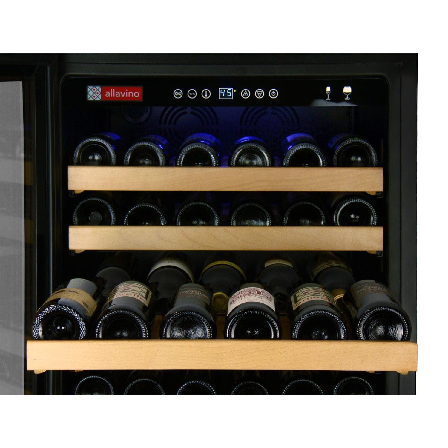 Allavino Allavino 24" Wide 174 Bottle Single Zone Wine Refrigerator YHWR174-1SL20