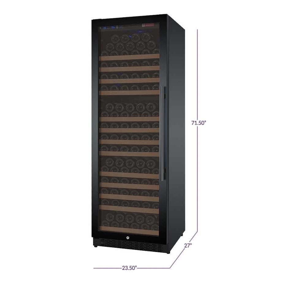 Allavino Allavino 24" Wide 177 Bottle Single Zone Wine Refrigerator VSWR177-1BL20