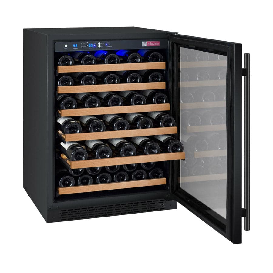 Allavino Allavino 24" Wide 56 Bottle Single Zone Wine Refrigerator VSWR56-1BR20