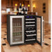 Allavino Allavino 30" Wide 30 Bottle/88 Can Dual Zone Side-by-Side Wine Refrigerator 3Z-VSWB15-3S20