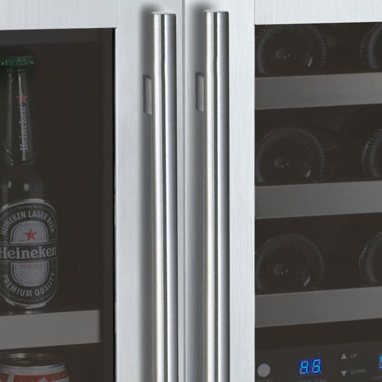 Allavino Allavino 30" Wide 30 Bottle/88 Can Dual Zone Side-by-Side Wine Refrigerator 3Z-VSWB15-3S20