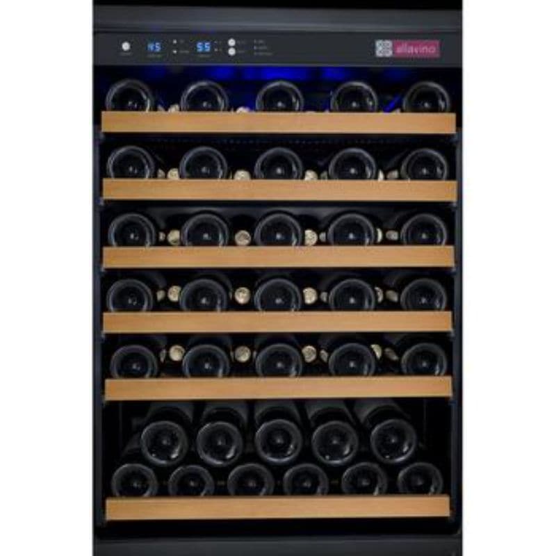 Allavino Allavino 47" Wide 112 Bottle Dual Zone Side-by-Side Wine Refrigerator 2X-VSWR56-1B20