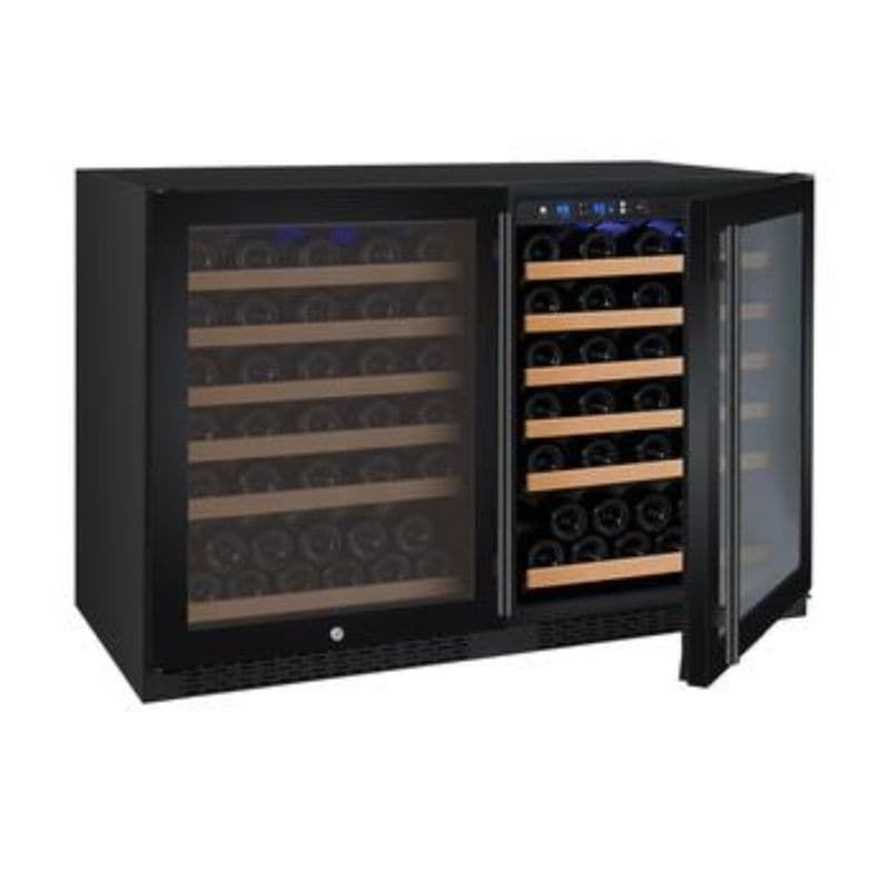 Allavino Allavino 47" Wide 112 Bottle Dual Zone Side-by-Side Wine Refrigerator 2X-VSWR56-1B20