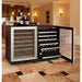 Allavino Allavino 47" Wide 112 Bottle Dual-Zone  Side-by-Side Wine Refrigerator 2X-VSWR56-1S20