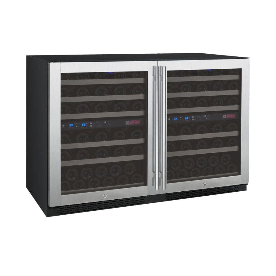 Allavino Allavino 47" Wide 112 Bottle Four Zone Side-by-Side Wine Refrigerator 2X-VSWR56-2S20