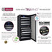 Allavino Allavino 47" Wide 242 Bottle Four Zone Side-by-Side Wine Refrigerator 2X-VSWR121-2S20