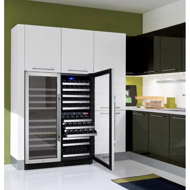 Allavino Allavino 47" Wide 249 Bottle Three Zone Side-by-Side Wine Refrigerator 3Z-VSWR2128-S20