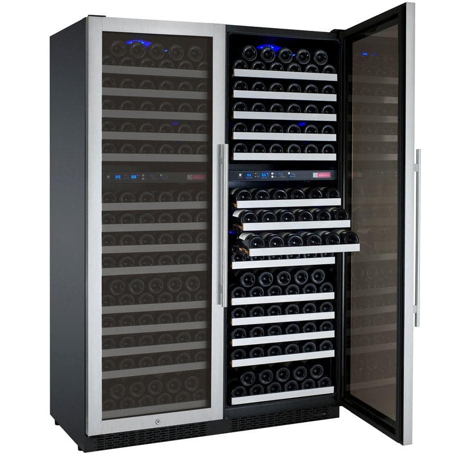 Allavino Allavino 47" Wide 344 Bottle Four-Zone Wine And Beverage Refrigerator 2X-VSWR172-2S20