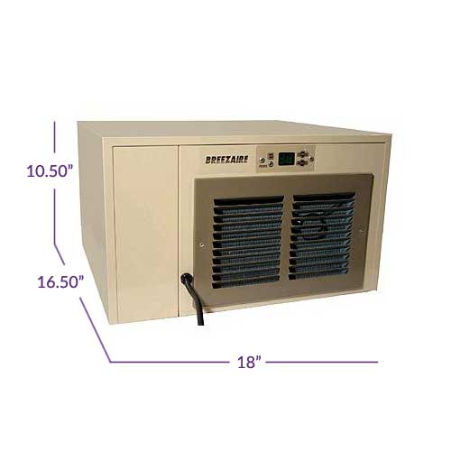 Breezaire WKCE 1060 Wine Cellar Cooling Unit (140 Cu.Ft. Capacity)-Breezaire