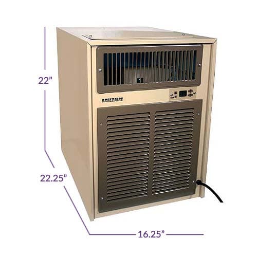Breezaire WKL 6000 Wine Cellar Cooling Unit (1500 Cu.Ft. Capacity)-Breezaire