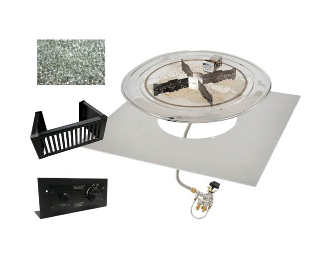 The Outdoor Greatroom | 36" Do-it-Yourself Crystal Fire Plus Gas Burner Kit