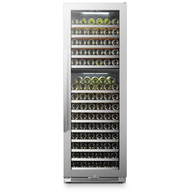 Lanbo LanboPro 153 Bottle Capacity Dual Zone Wine Refrigerator -LP168D