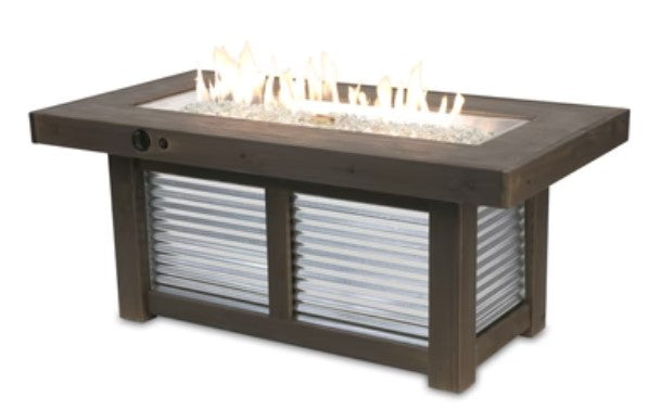 The Outdoor Greatroom | Denali Brew Linear Gas Fire Pit Table