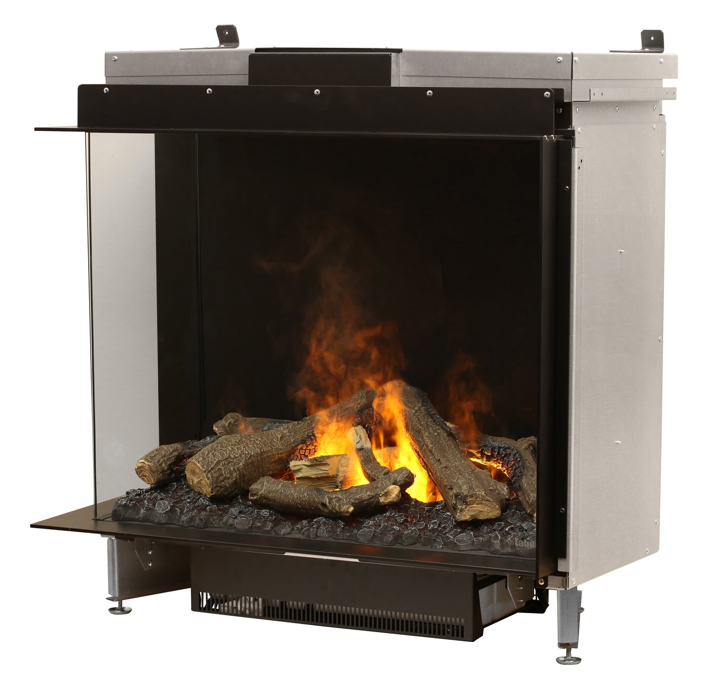 Dimplex e-MatriX Two-Sided Built-in Electric Firebox, Left-facing