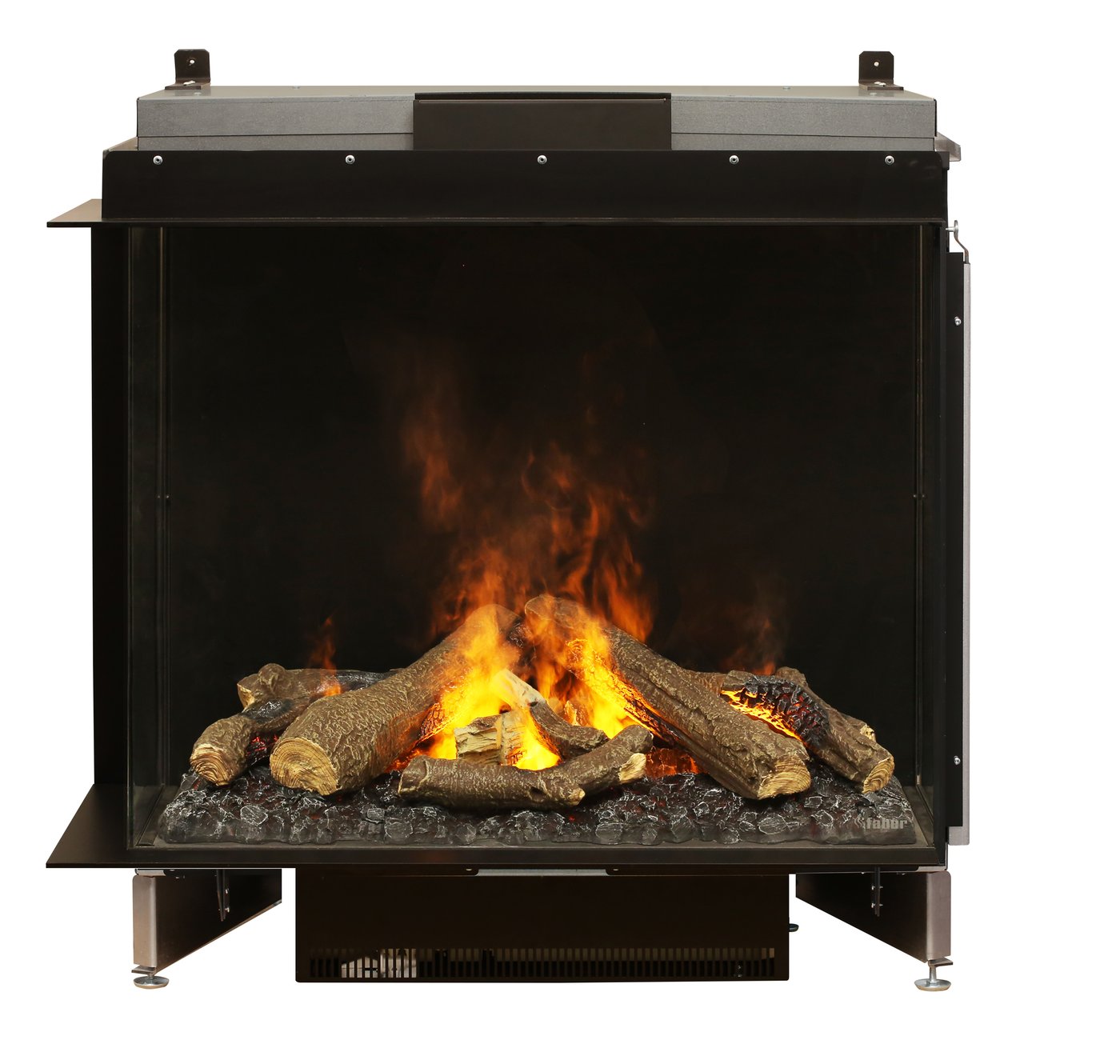 Dimplex e-MatriX Two-Sided Built-in Electric Firebox, Left-facing