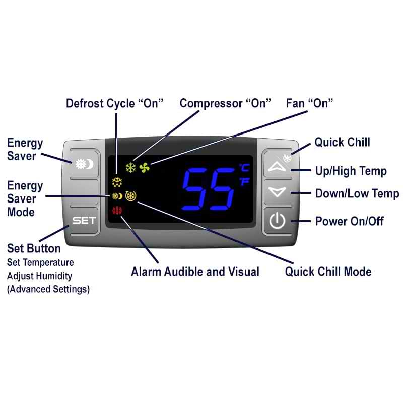 CellarPro 3000Shqc Mini Split Horizontal 50 ft Quick Connect (up to 600 cubic feet)