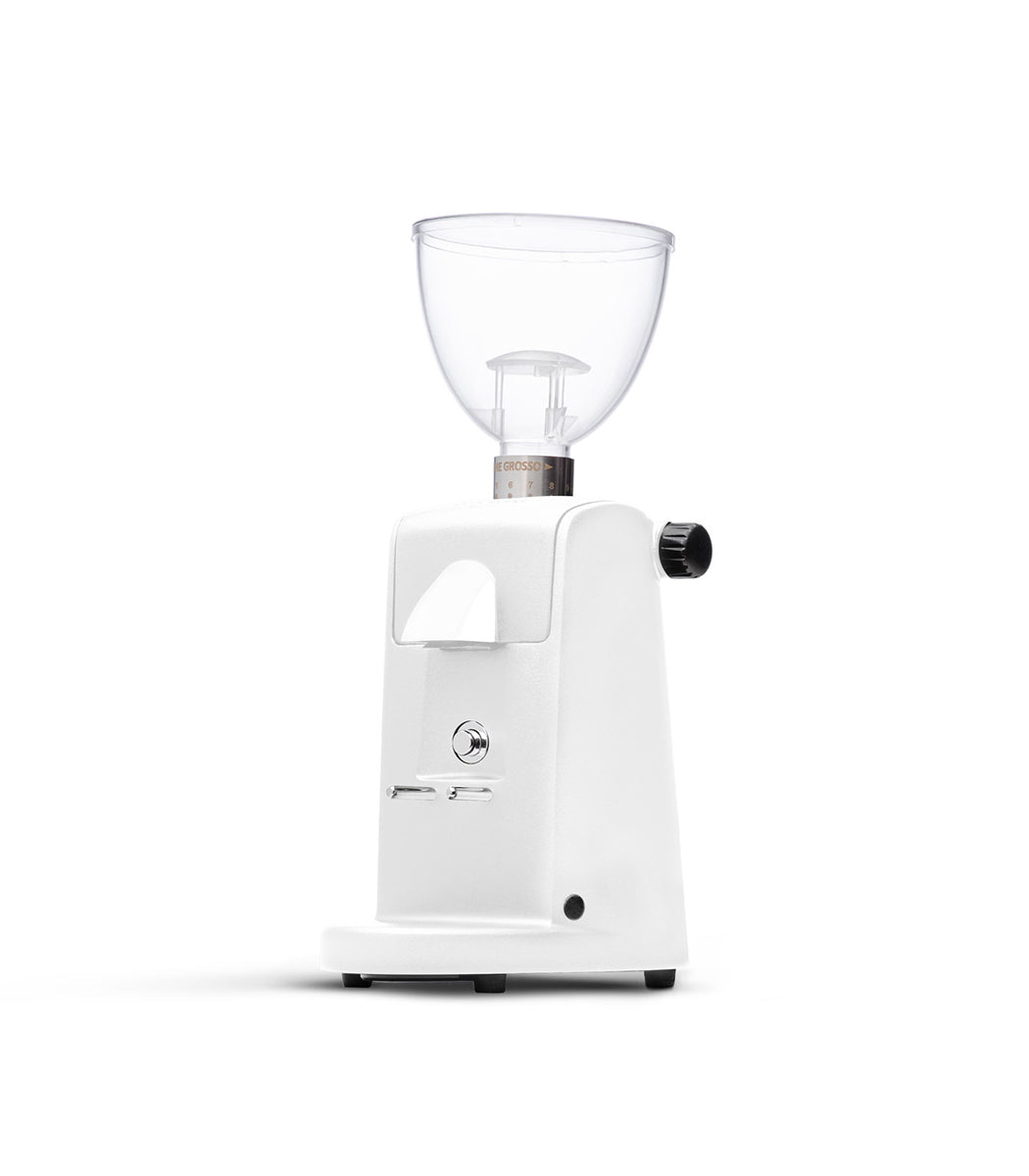 Ascaso i-mini Flat Burr Home Coffee Grinder, 54MM - White