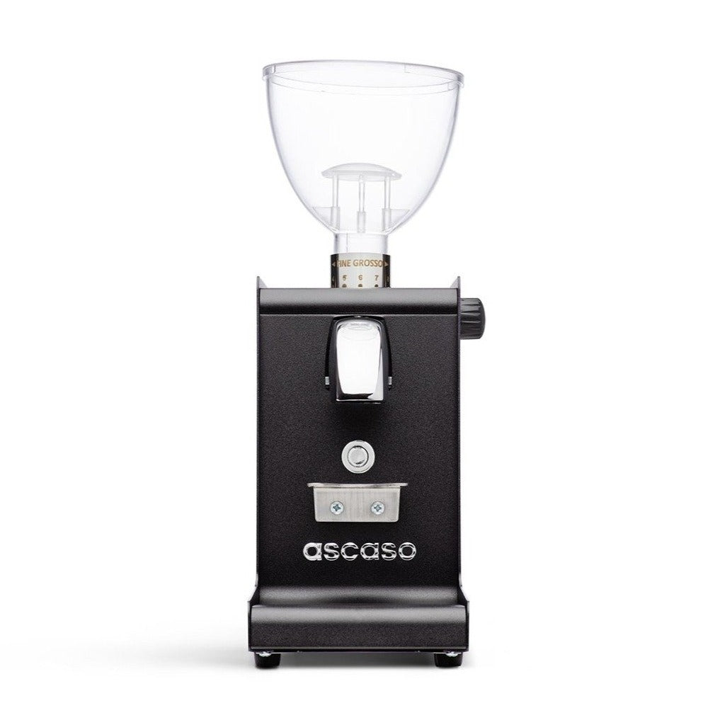 Ascaso i-STEEL Flat Burr Home Coffee Grinder, 54MM - Black