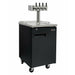 Kegco 24" Wide Cold Brew Coffee Four Tap Black Commercial Kegerator - ICXCK-1B-4-1