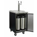 Kegco 24" Wide Dual Tap Black Commercial Kegerator - XCK-1B-2-9