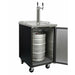 Kegco 24" Wide Dual Tap Black Commercial Kegerator - XCK-1B-2-6