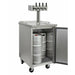 Kegco 24" Wide Four Tap All Stainless Steel Commercial Kegerator - XCK-1S-4-7