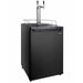 Kegco 24" Wide Homebrew Dual Tap Black Digital Kegerator - HBK309B-2NK-1