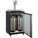 Kegco 24" Wide Homebrew Triple Tap Stainless Steel Commercial/Residential Kegerator - HBK163S-3NK-9