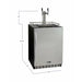 Kegco 24" Wide Kombucha Dual Tap Black Commercial Built-In Right Hinge Kegerator - KOMHK38BSU-2-2